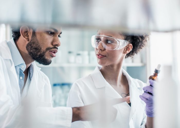 scientist working in the laboratory